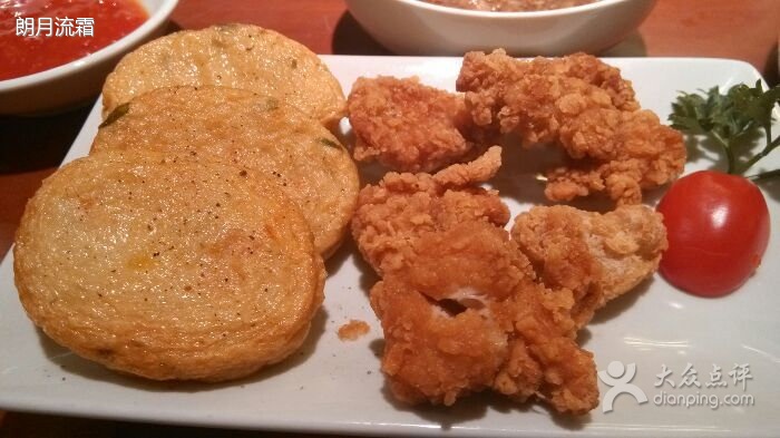 盐酥鸡甜不辣双拼