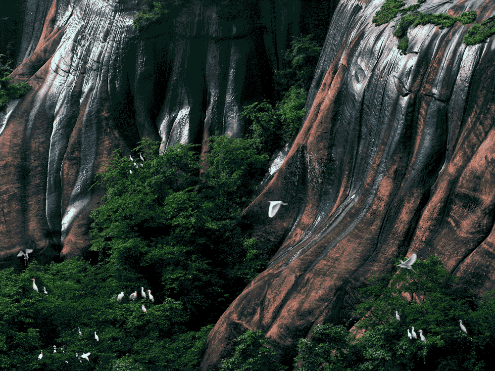 丹霞地貌岁月流痕 丹霞地貌岁月流痕