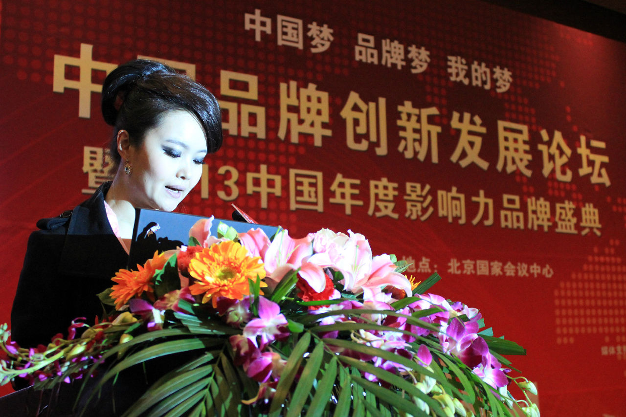 齐馨主持首届中国品牌创新发展论坛 齐馨主持首届中国品牌创新发展论坛