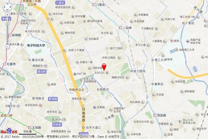 中南融创玖华台区点阵图 中南融创玖华台区点阵图