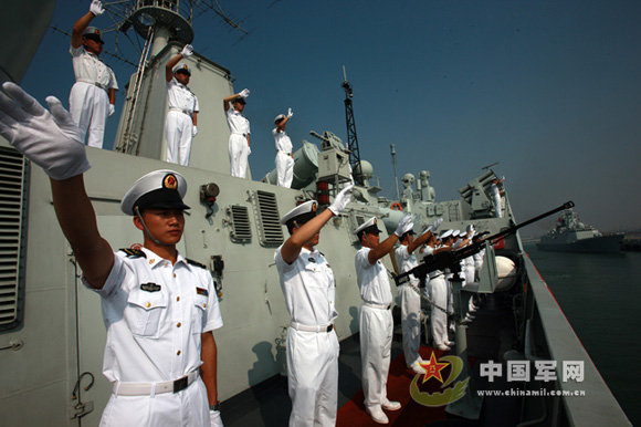 第十批护航编队起航 第十批护航编队起航