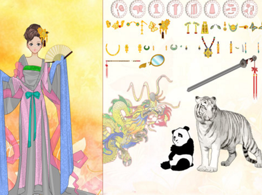 中国古代服饰装扮