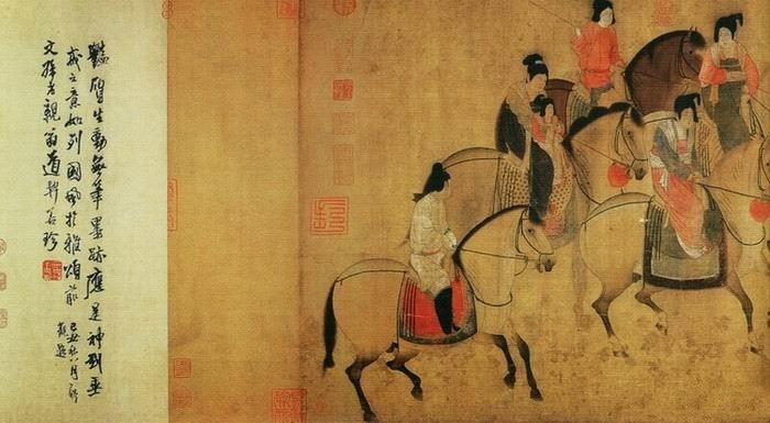 唐·张萱、周昉《唐宫仕女图》 唐·张萱、周昉《唐宫仕女图》