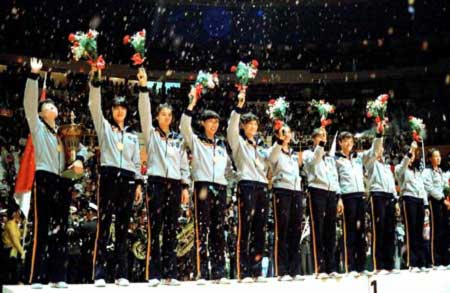 中国女排获得1982年世界女子排球锦标赛冠军 中国女排获得1982年世界女子排球锦标赛冠军